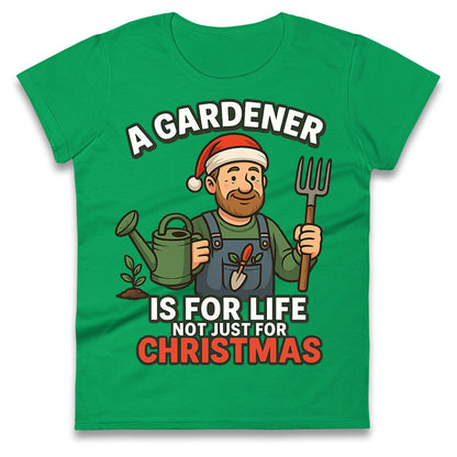 Gardener Christmas Ladies T Shirt