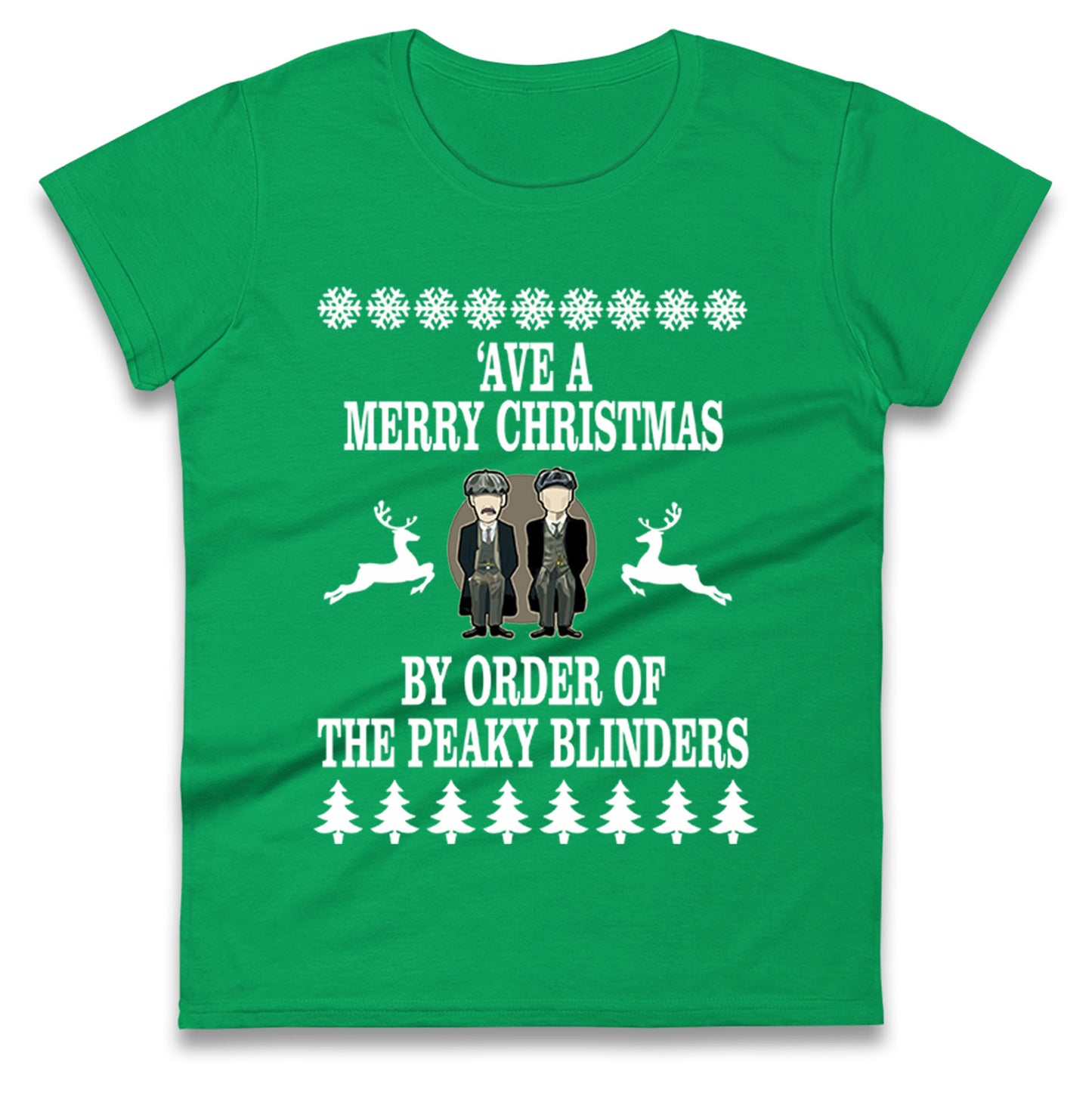 Peaky Blinders Christmas Ladies T Shirt