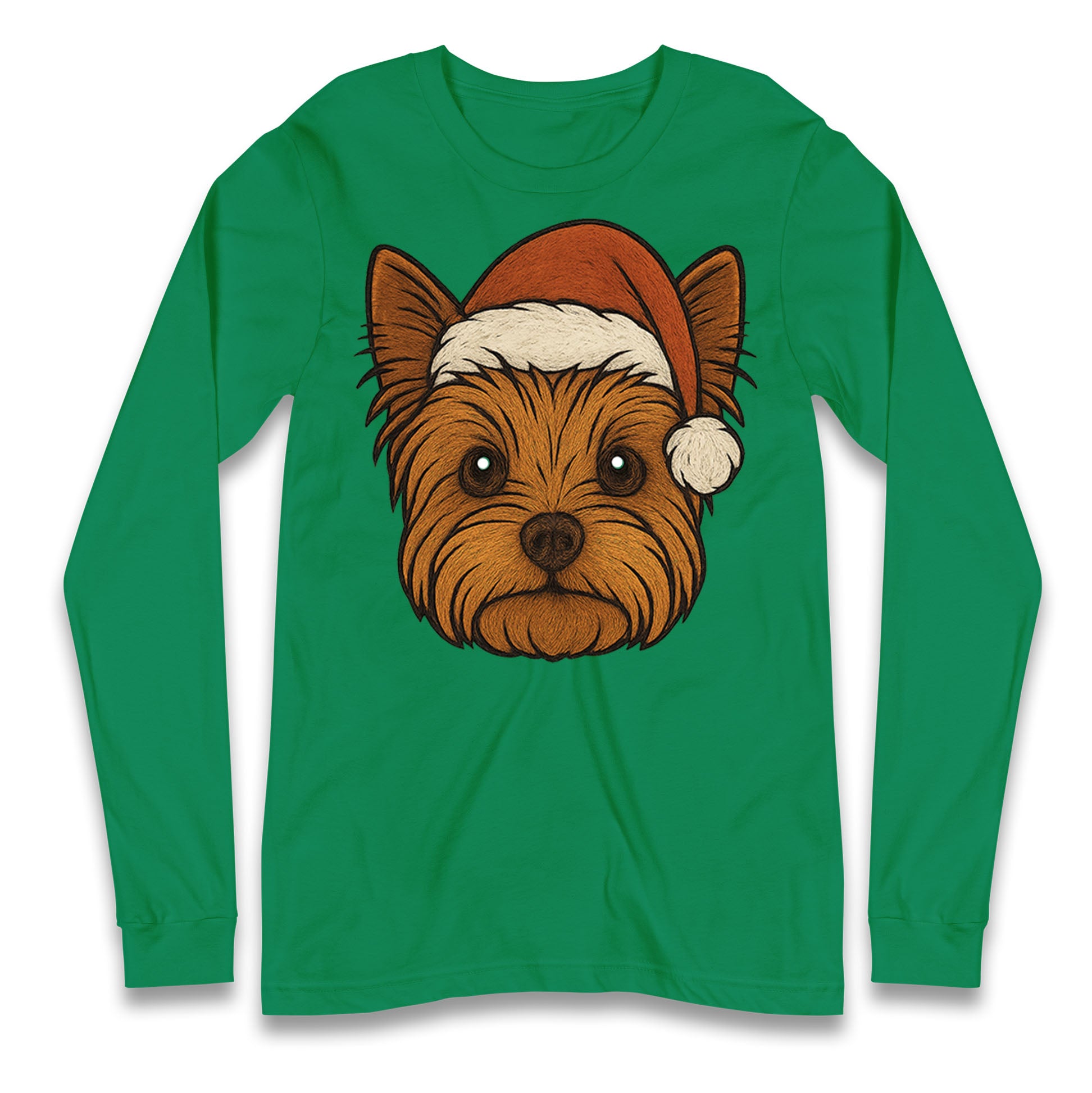 Yorkshire Terrier Christmas Longsleeve T Shirt