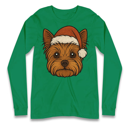 Yorkshire Terrier Christmas Longsleeve T Shirt