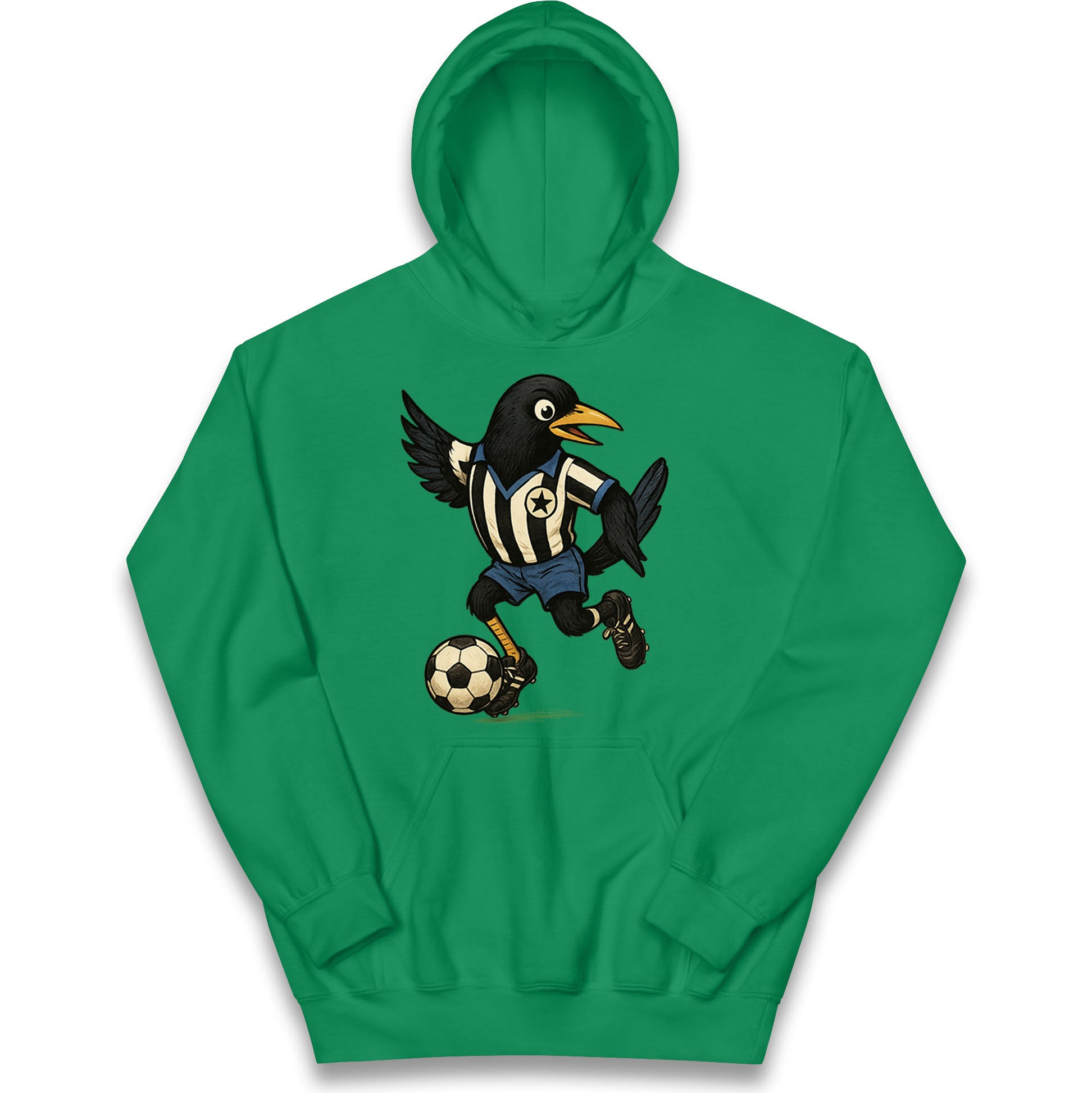 Retro Newcastle United Football Kids Hoodie
