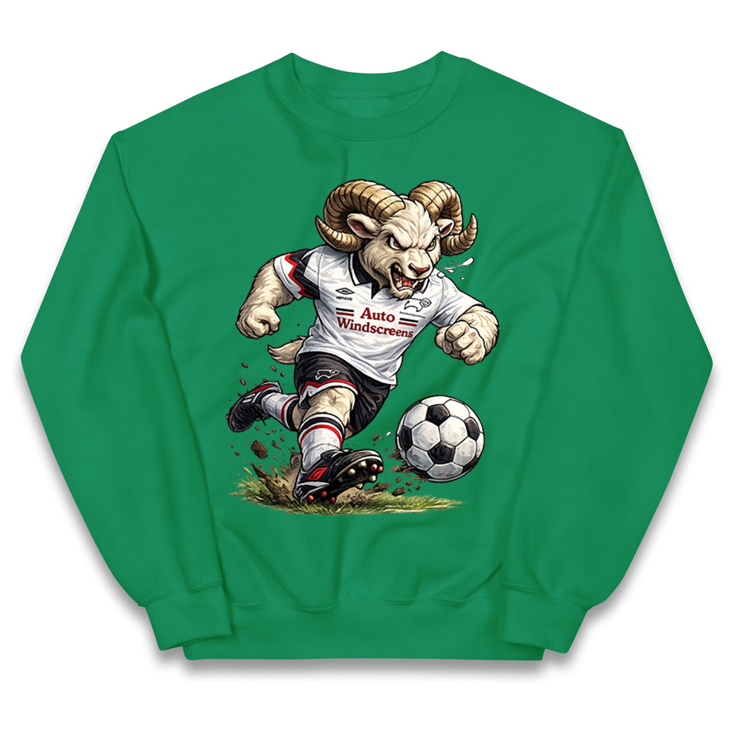 Old School Derby County Kids Jumper