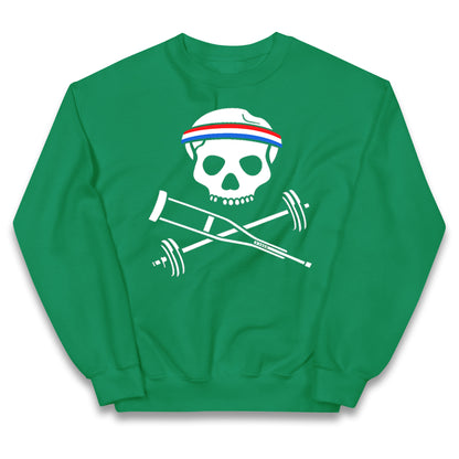 Johnny Knoxville Crutch Barbell and Bones Kids Jumper