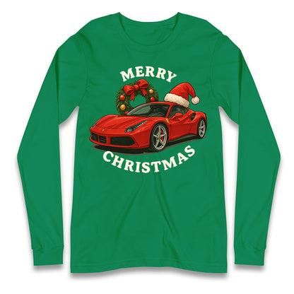 Ferrari Christmas Longsleeve T Shirt