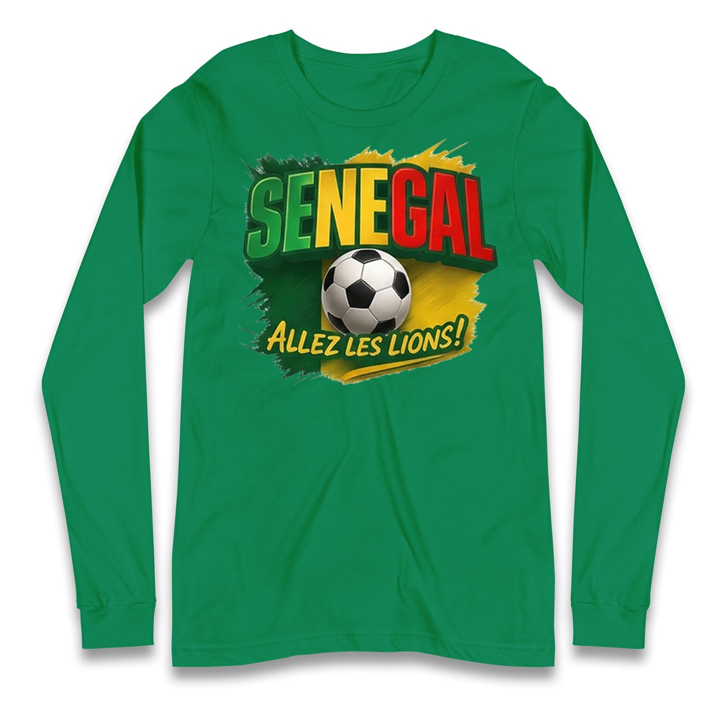 Senegal Retro World Cup Longsleeve T Shirt