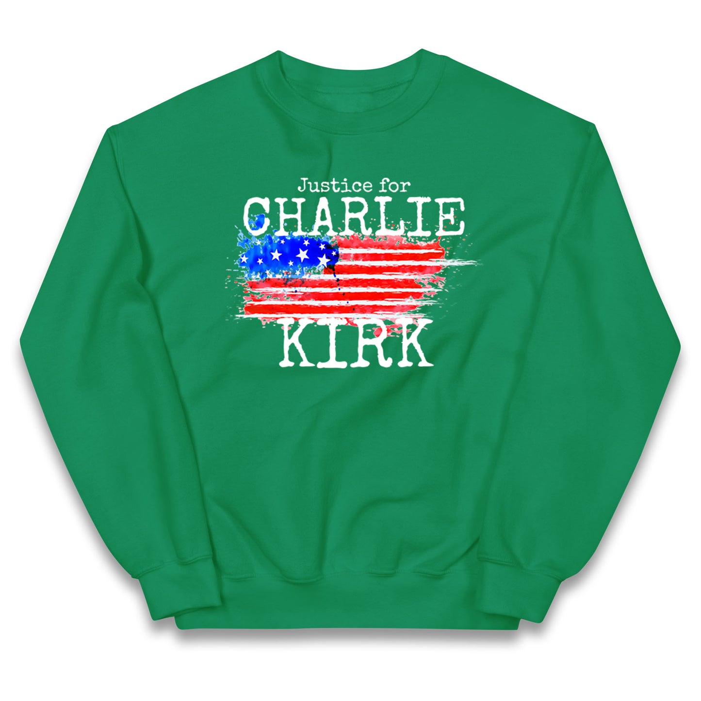 Justice For Charlie Kirk Kids Jumper
