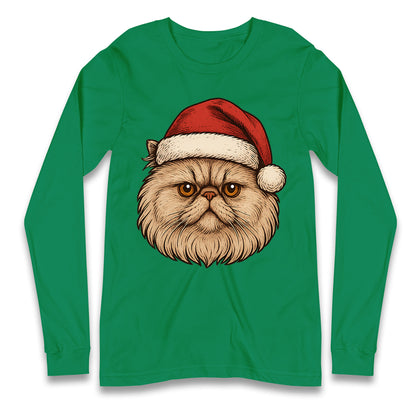 Persian Cat Christmas Longsleeve T Shirt 