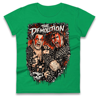 The Demolition Pro Wrestling Ladies T Shirt
