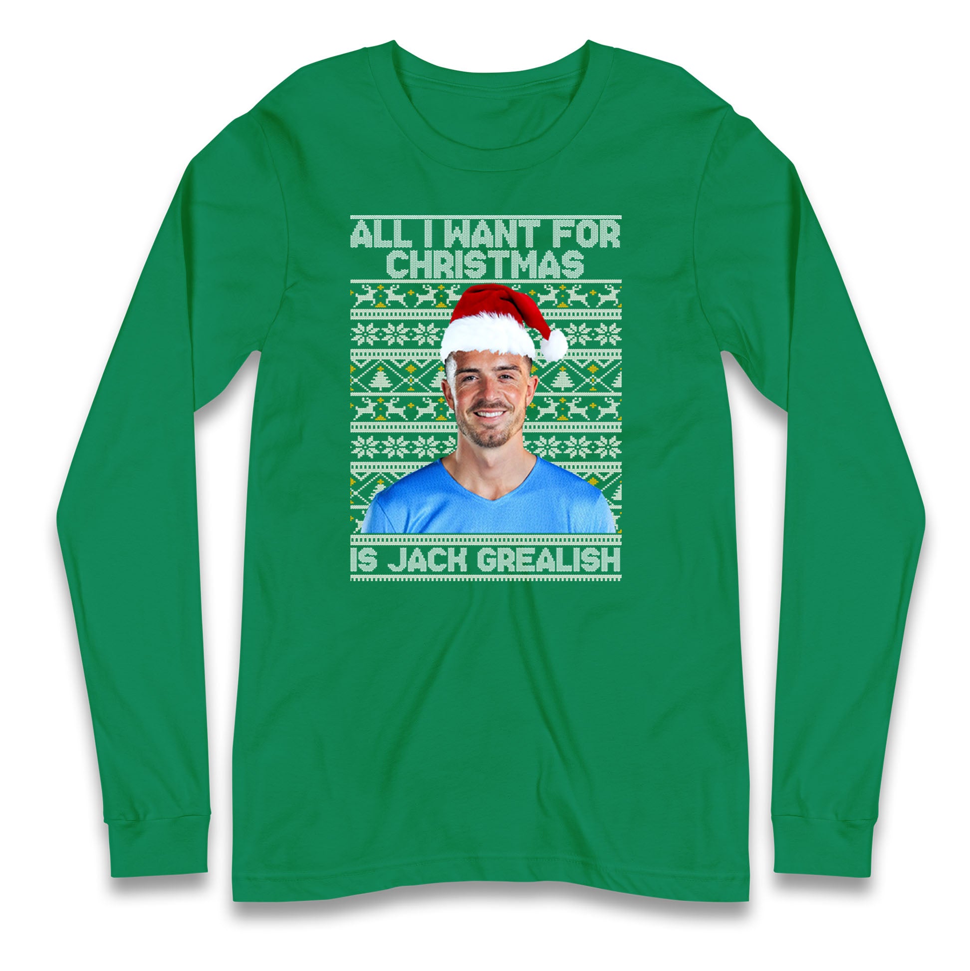 jack grealish christmas long sleeve t shirt
