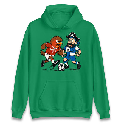 Vintage Bristol City Hoodie