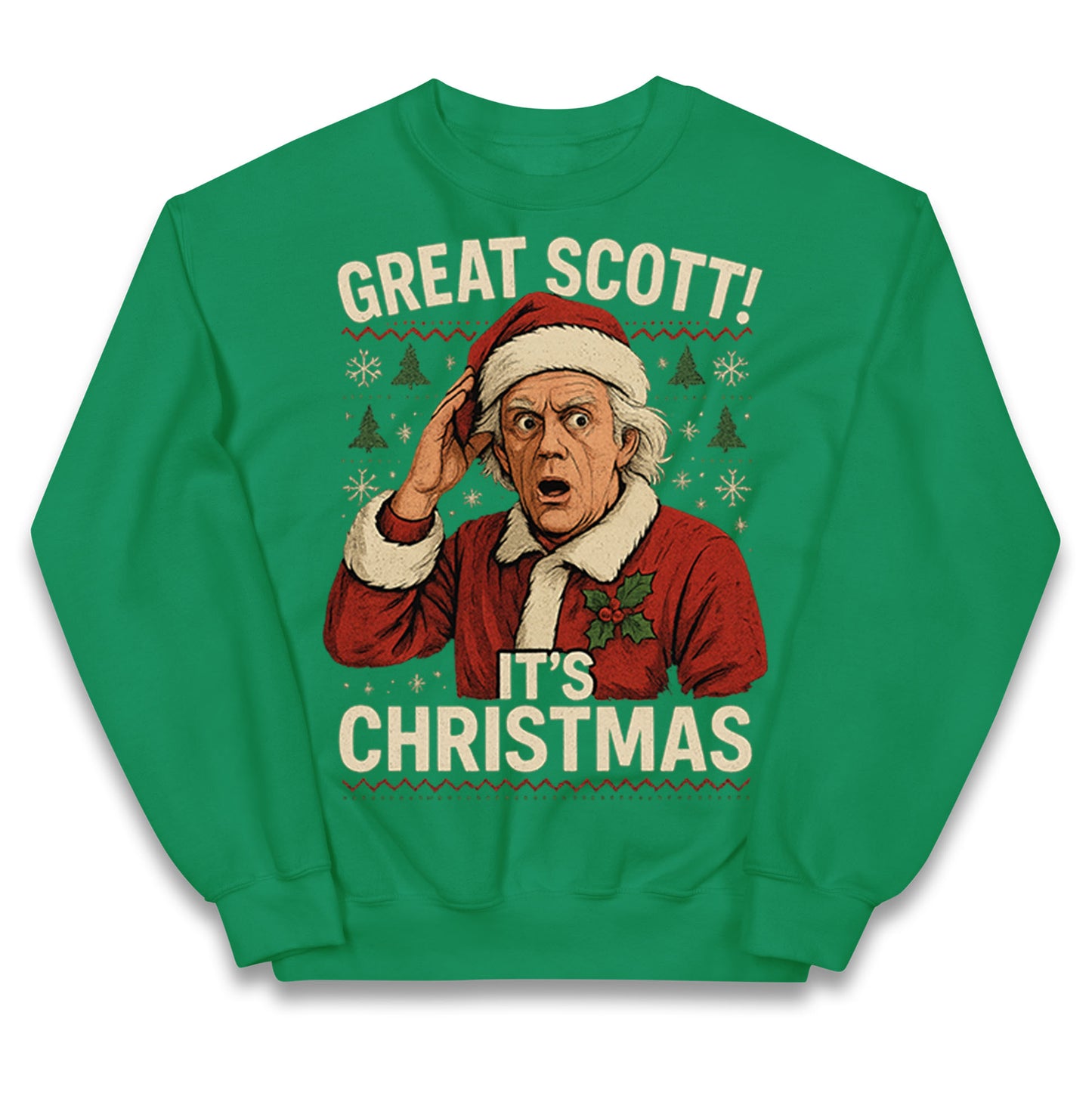 Back to the Future Doc Brown Kids Jumper 