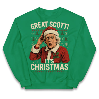 Back to the Future Doc Brown Kids Jumper 