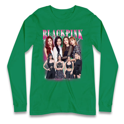 Black Pink Longsleeve T Shirt