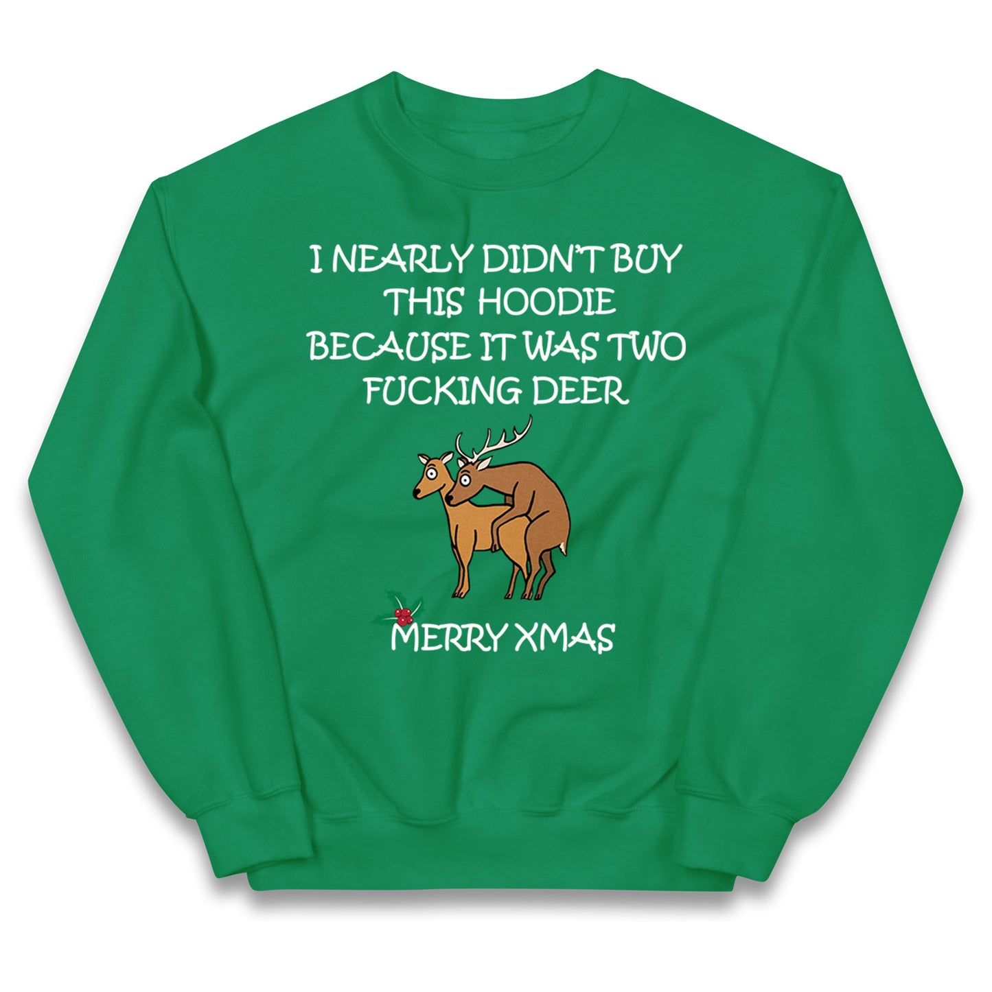 fucking deer christmas jumper