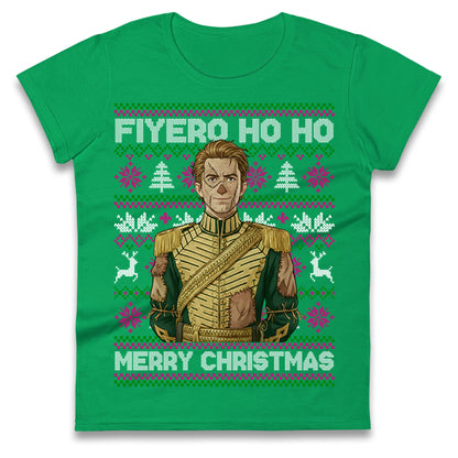 Prince Fiyero Wicked Christmas Ladies T Shirt