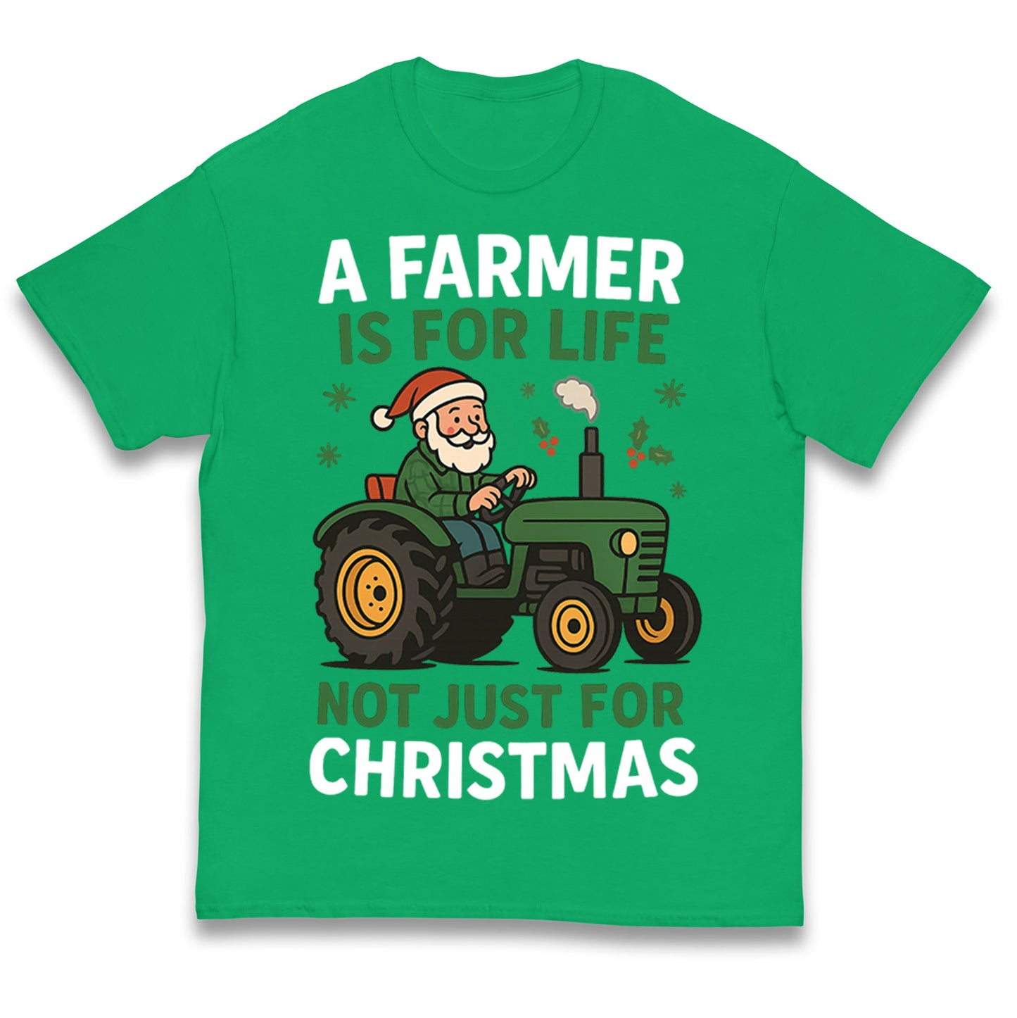 Farmer Christmas Kids T Shirt