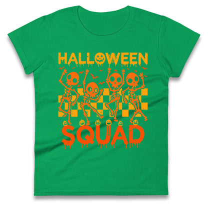 Halloween Squad Womens t shirt