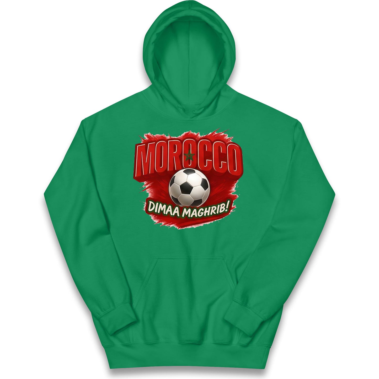 Morocco Retro World Cup Kids Hoodie 