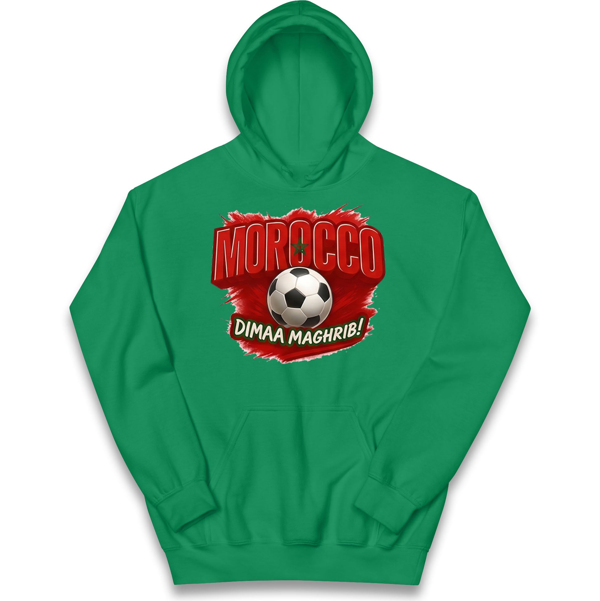 Morocco Retro World Cup Kids Hoodie 