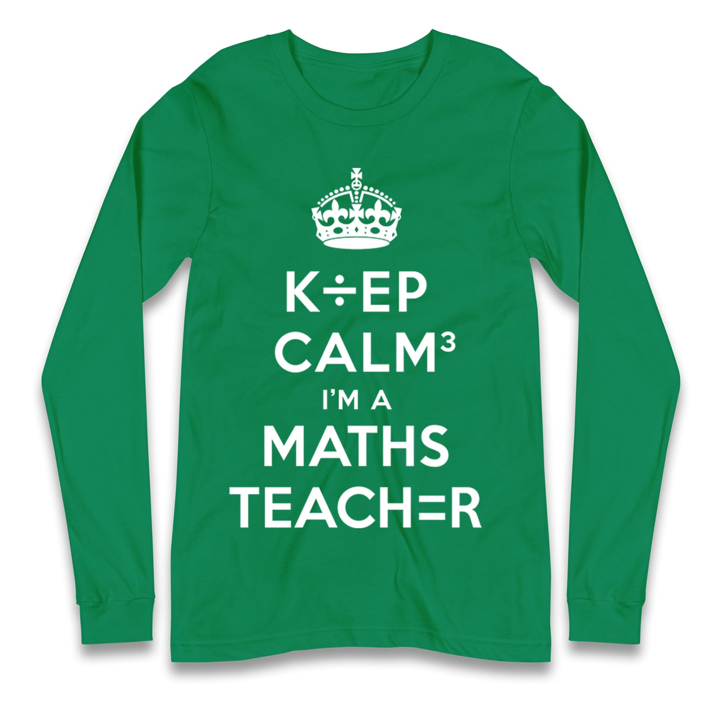 Keep Calm I’m A Maths Teacher Longsleeve T Shirt 