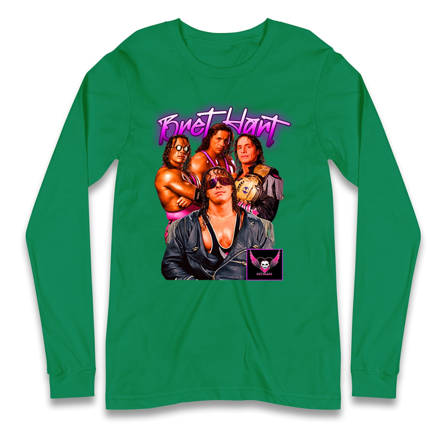 Bret Hart Bootleg Long Sleeve T Shirt