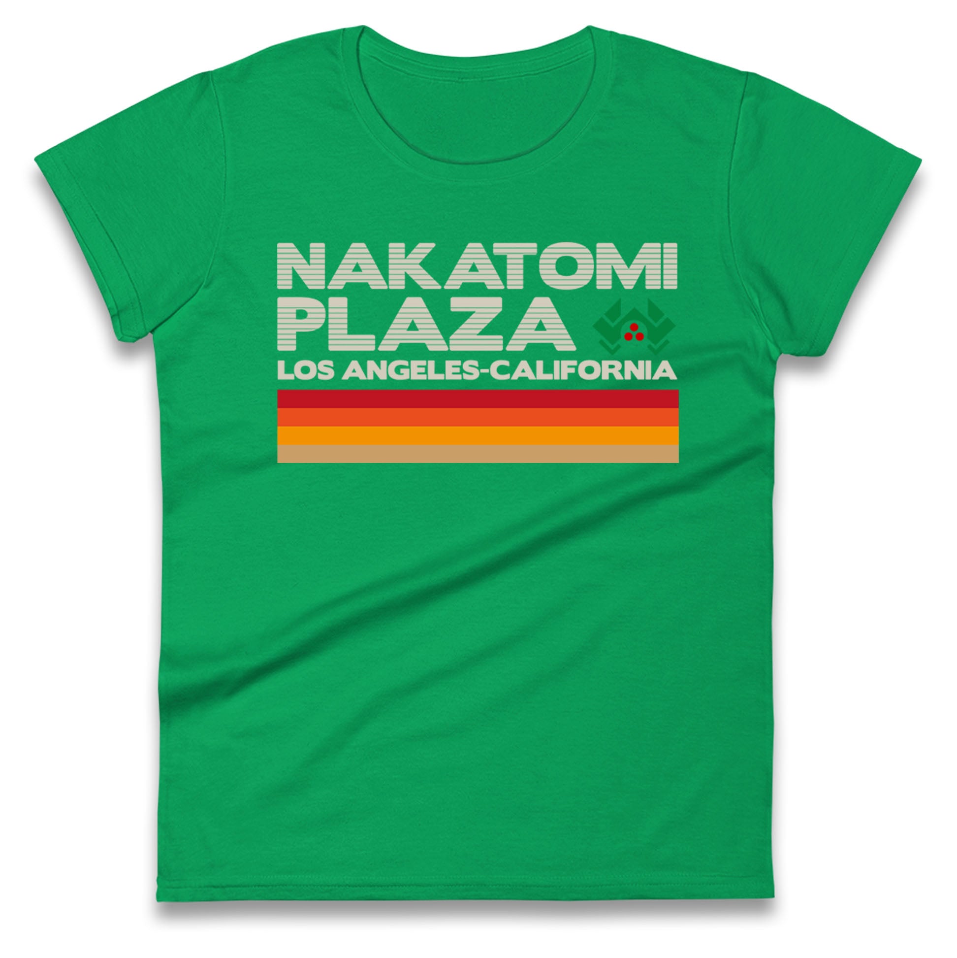 nakatomi plaza vintage womens t shirt