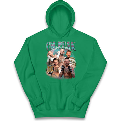 CM Punk Best in The World Kids Hoodie