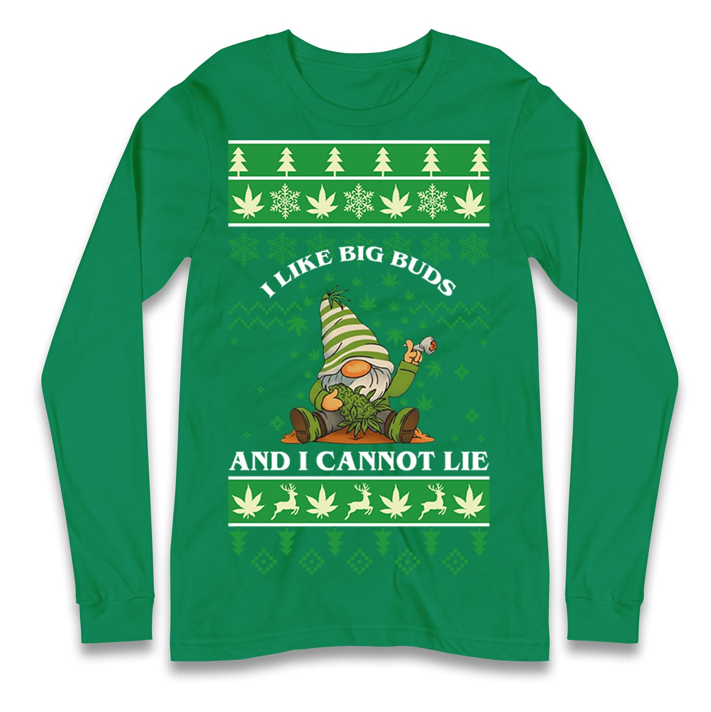 Cannabis Christmas Longsleeve T Shirt