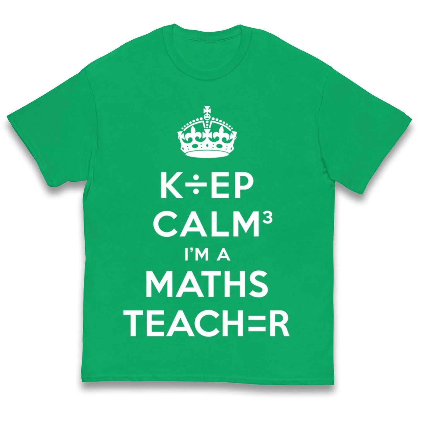 Keep Calm I’m A Maths Teacher Kids T Shirt 