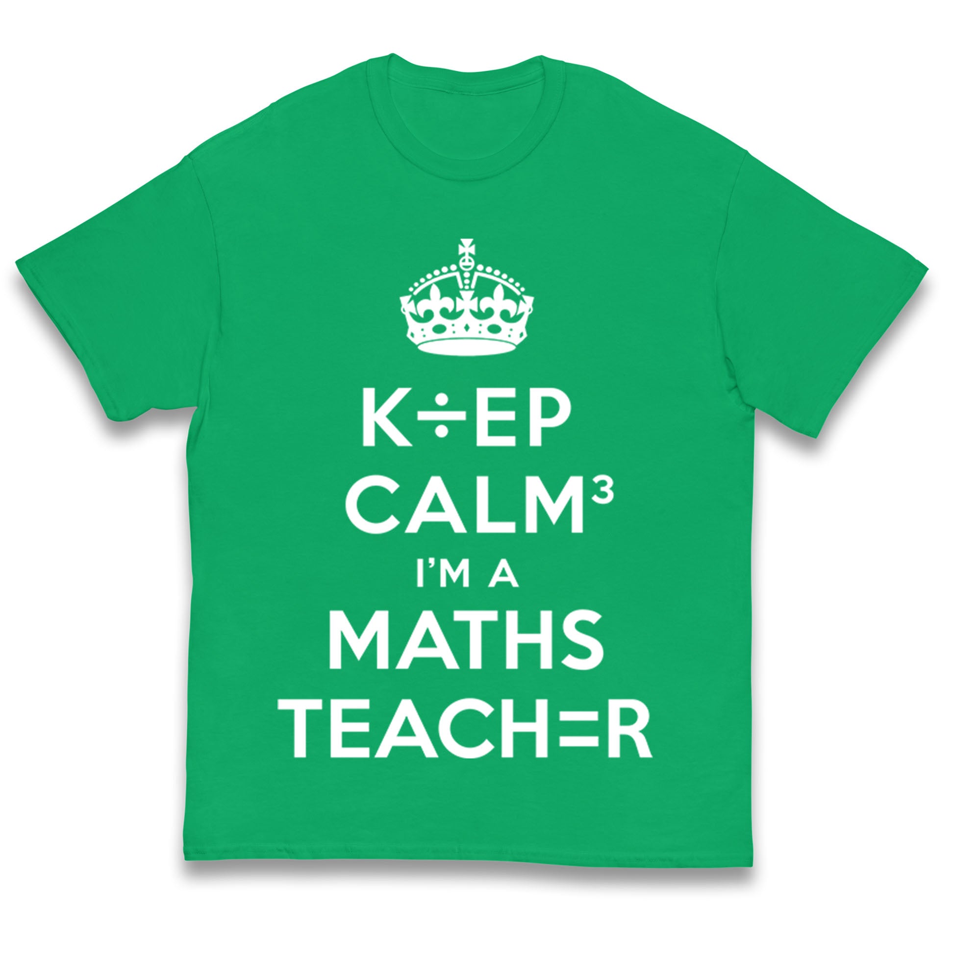 Keep Calm I’m A Maths Teacher Kids T Shirt 