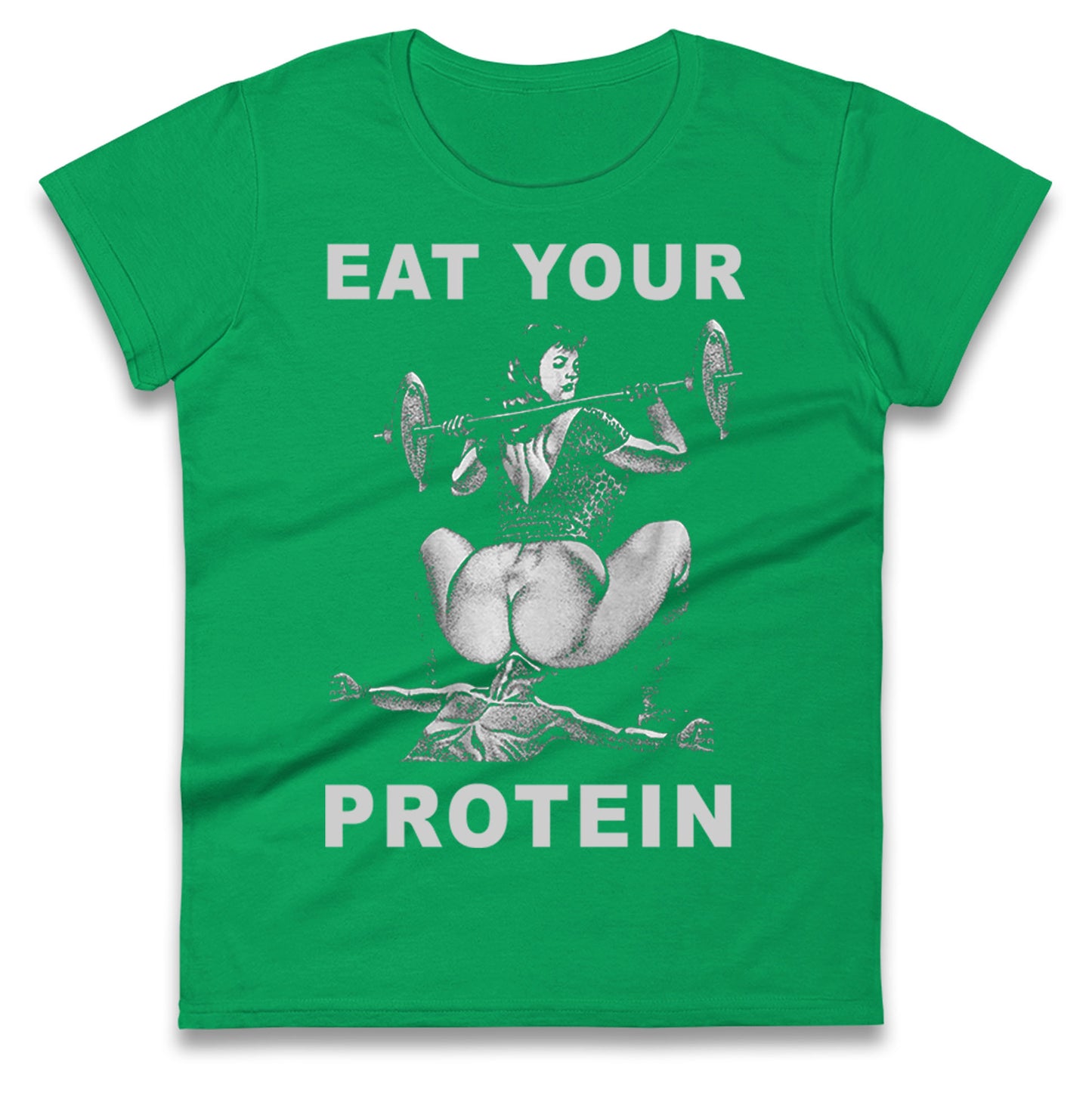 Breakfast Of Champions Eat Your Protein SarcasticLadies T Shirt