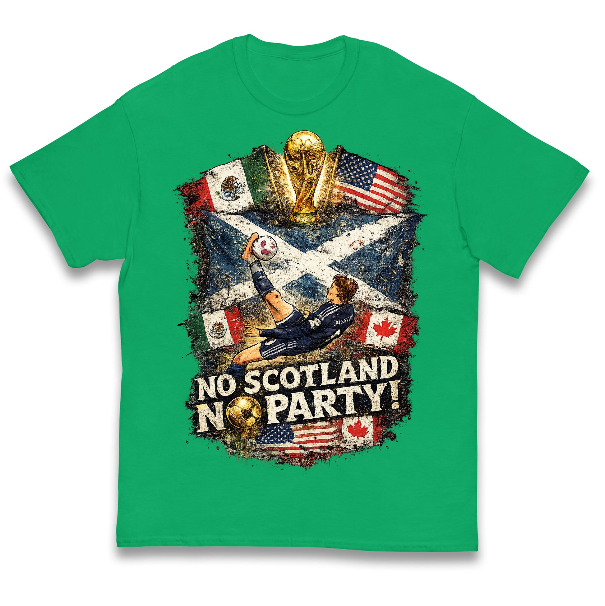 No Scotland No Party World Cup 2026 Kids T Shirt