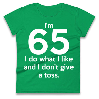 65th Birthday Ladies T Shirt