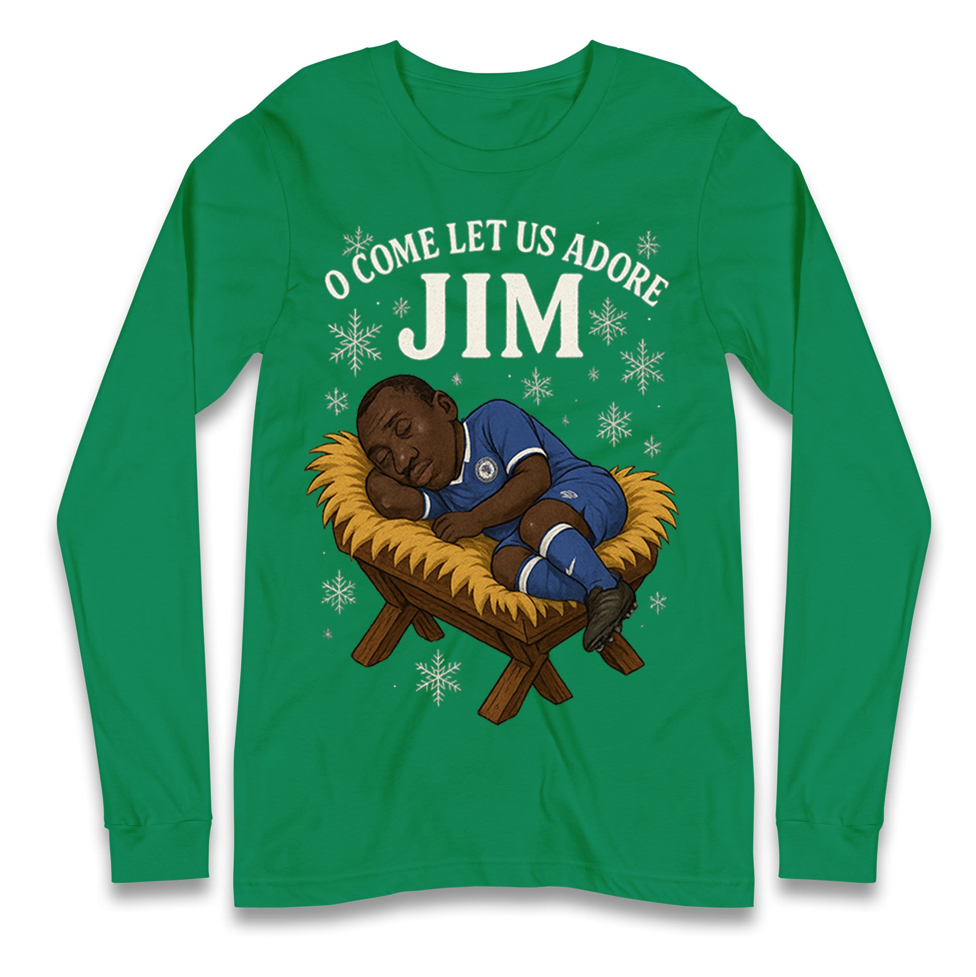 Retro Chelsea Christmas Longsleeve T Shirt 