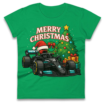 Mercedes F1 Christmas Ladies Shirt