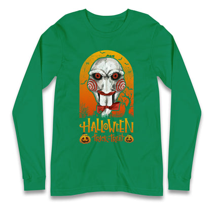 Billy The Puppet Saw Halloween Long Sleeve T Shirt