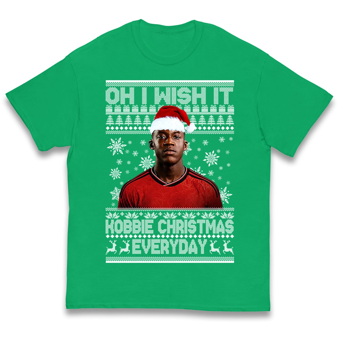 Kobbie Mainoo Christmas Kids T Shirt
