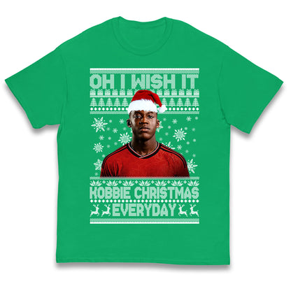 Kobbie Mainoo Christmas Kids T Shirt