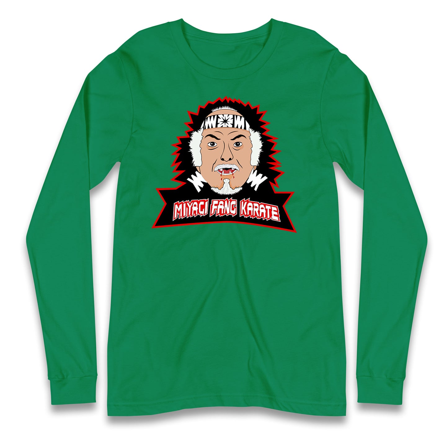 Miyagi Fang Karate Cobra Kai Long Sleeve T Shirt