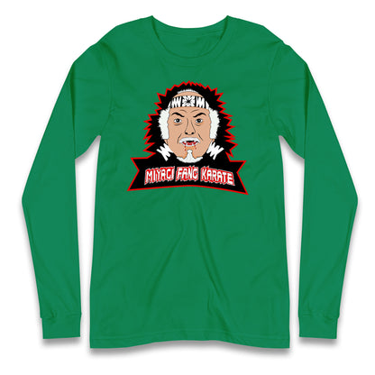 Miyagi Fang Karate Cobra Kai Long Sleeve T Shirt