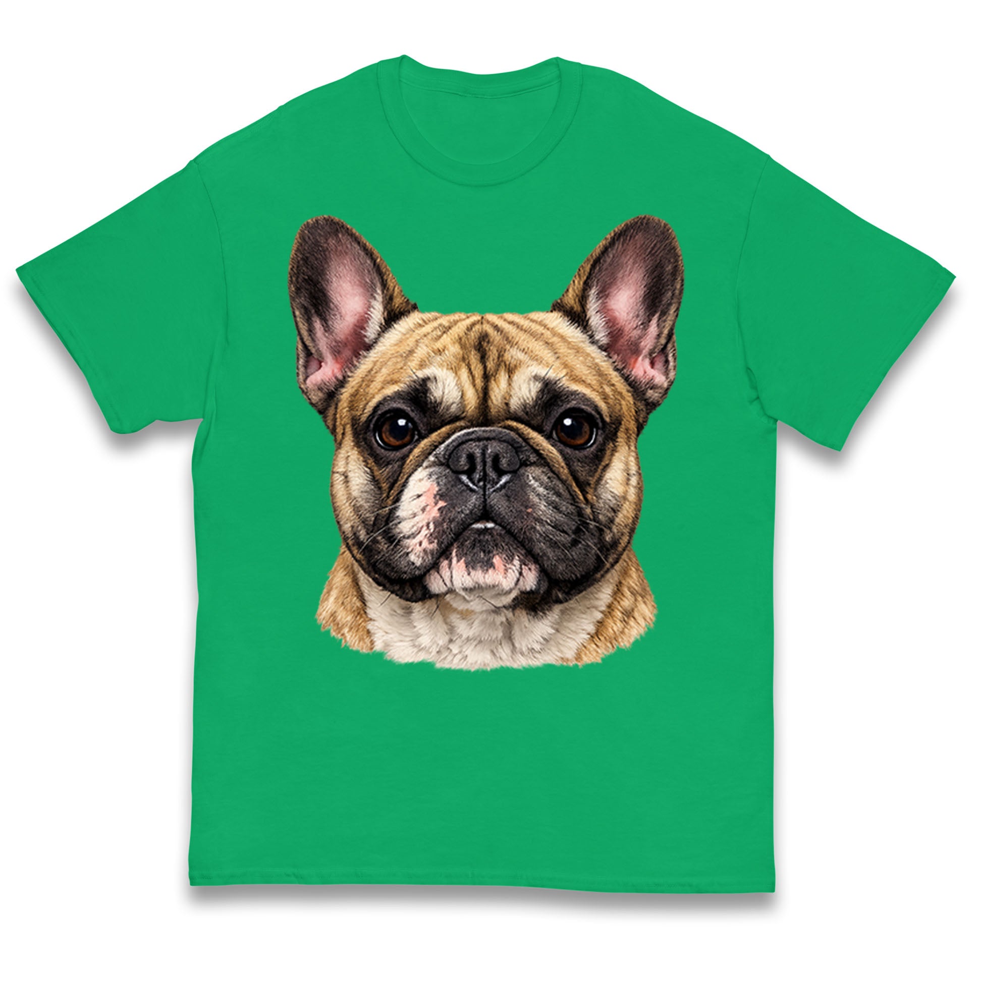 French Bulldog Face Kids T Shirt