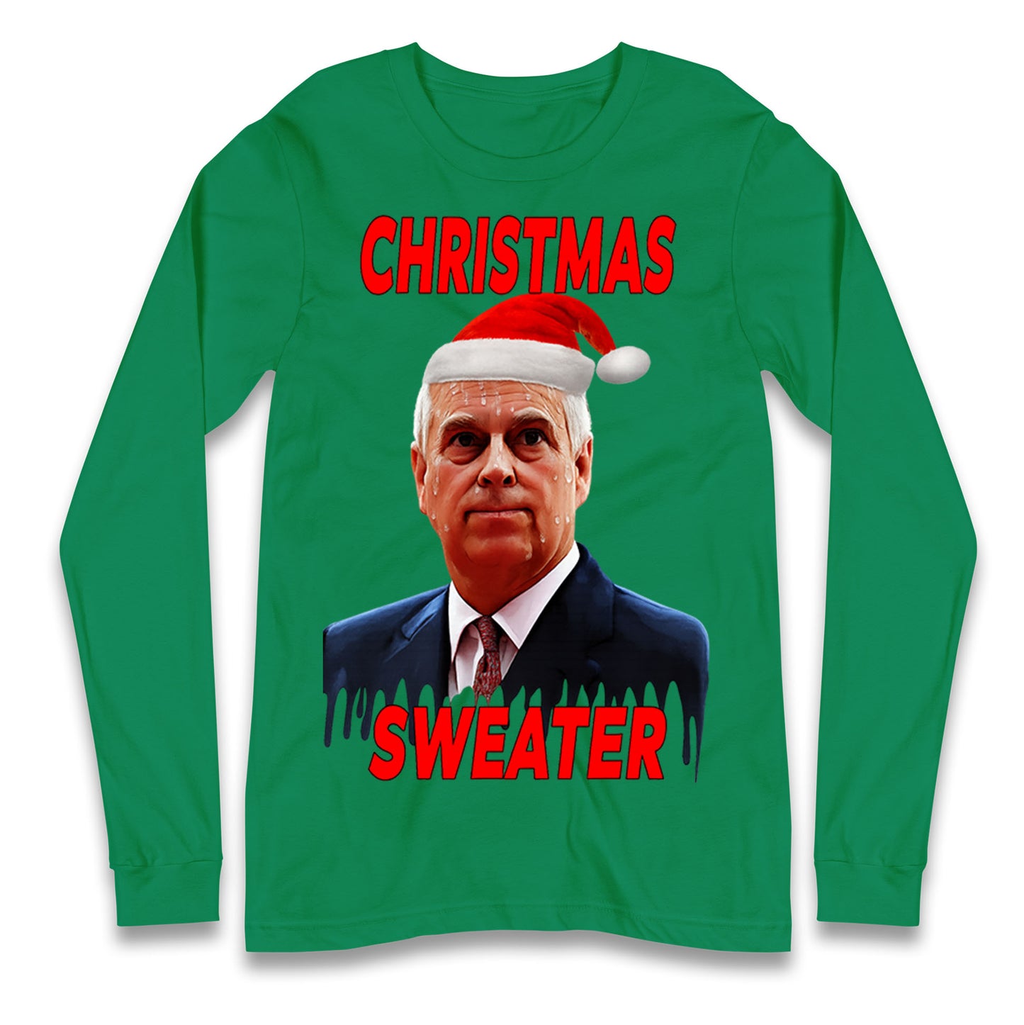 Prince Andrew Christmas Longsleeve T Shirt 