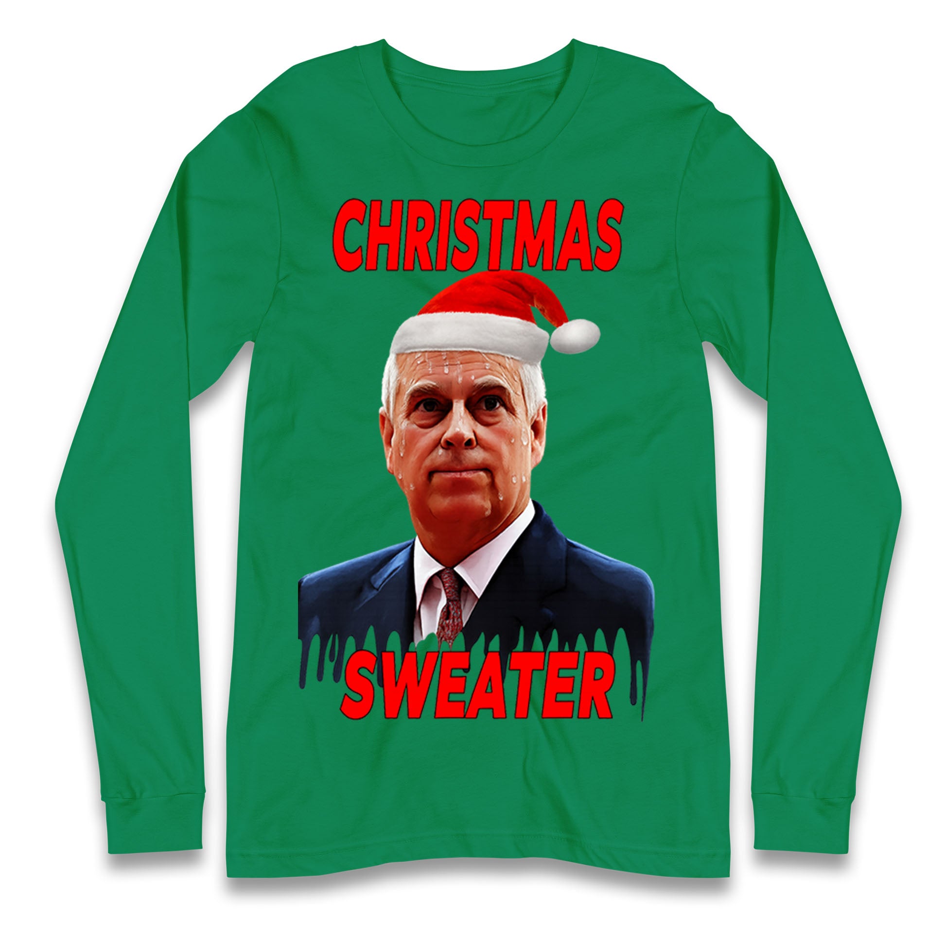 Prince Andrew Christmas Longsleeve T Shirt 
