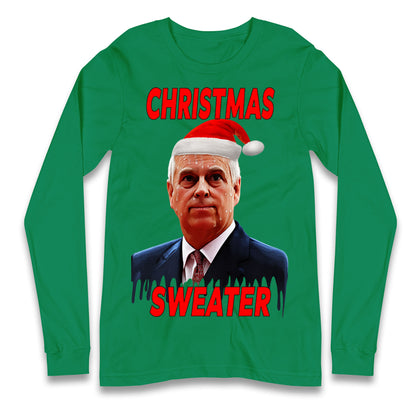 Prince Andrew Christmas Longsleeve T Shirt 