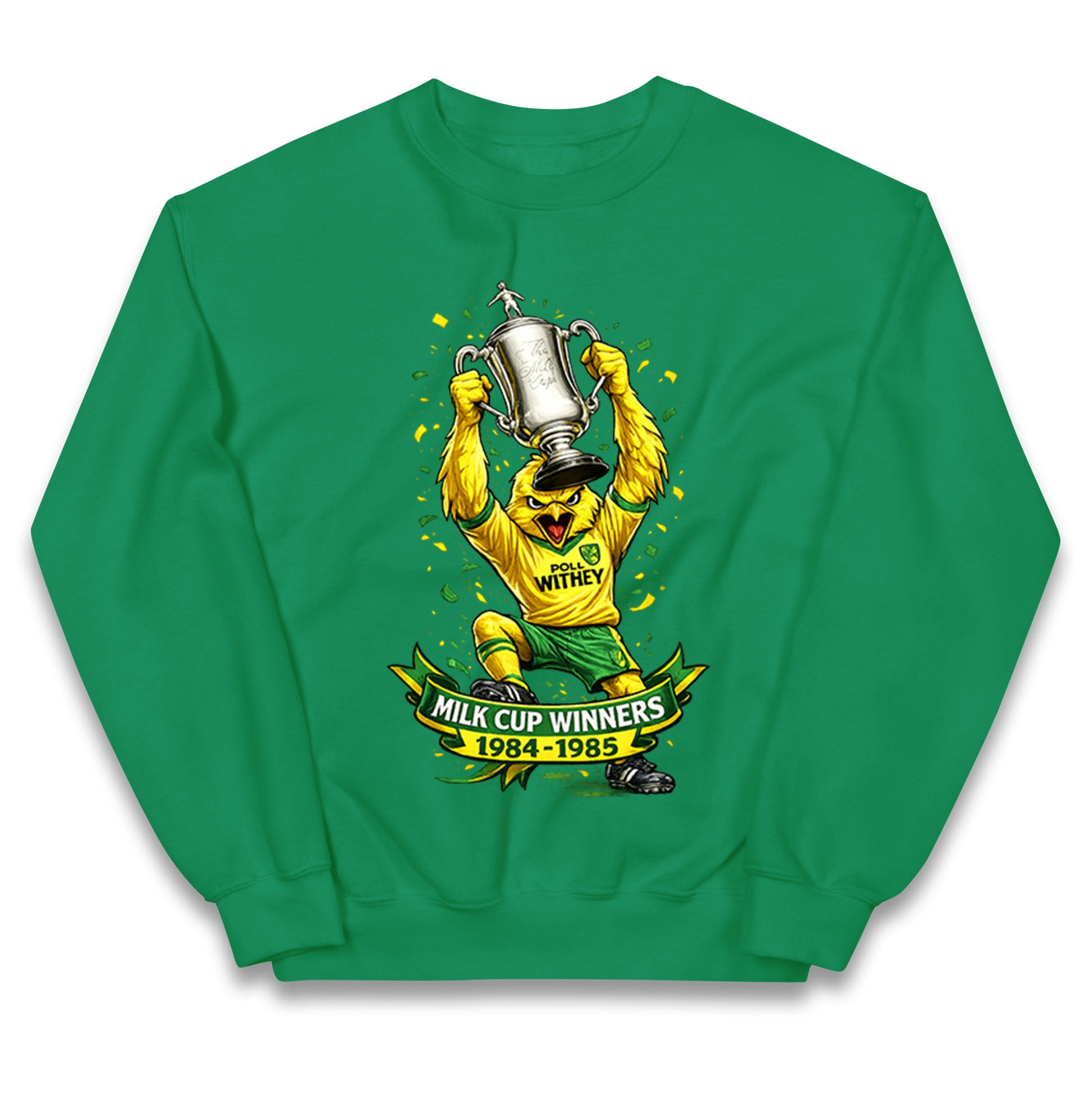Norwich City Milk Cup Winners Kids Jumper