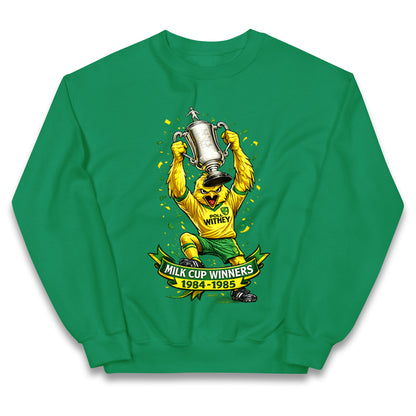 Norwich City Milk Cup Winners Kids Jumper