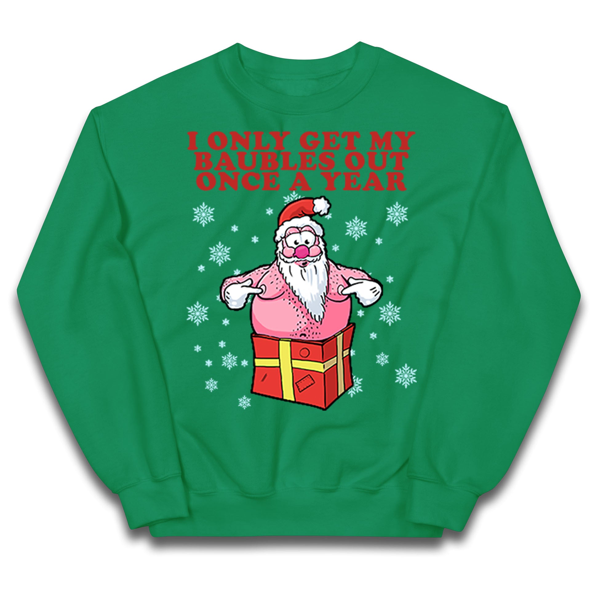 Fat Santa Christmas Funny Jumper