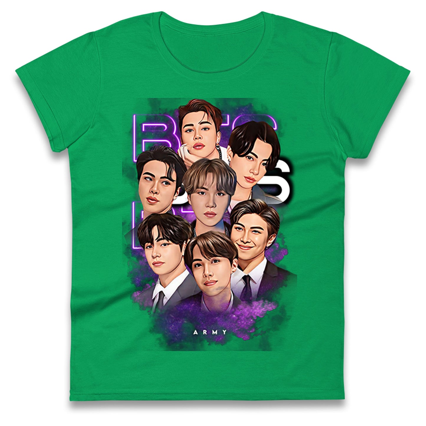 BTS K POP Ladies T Shirt