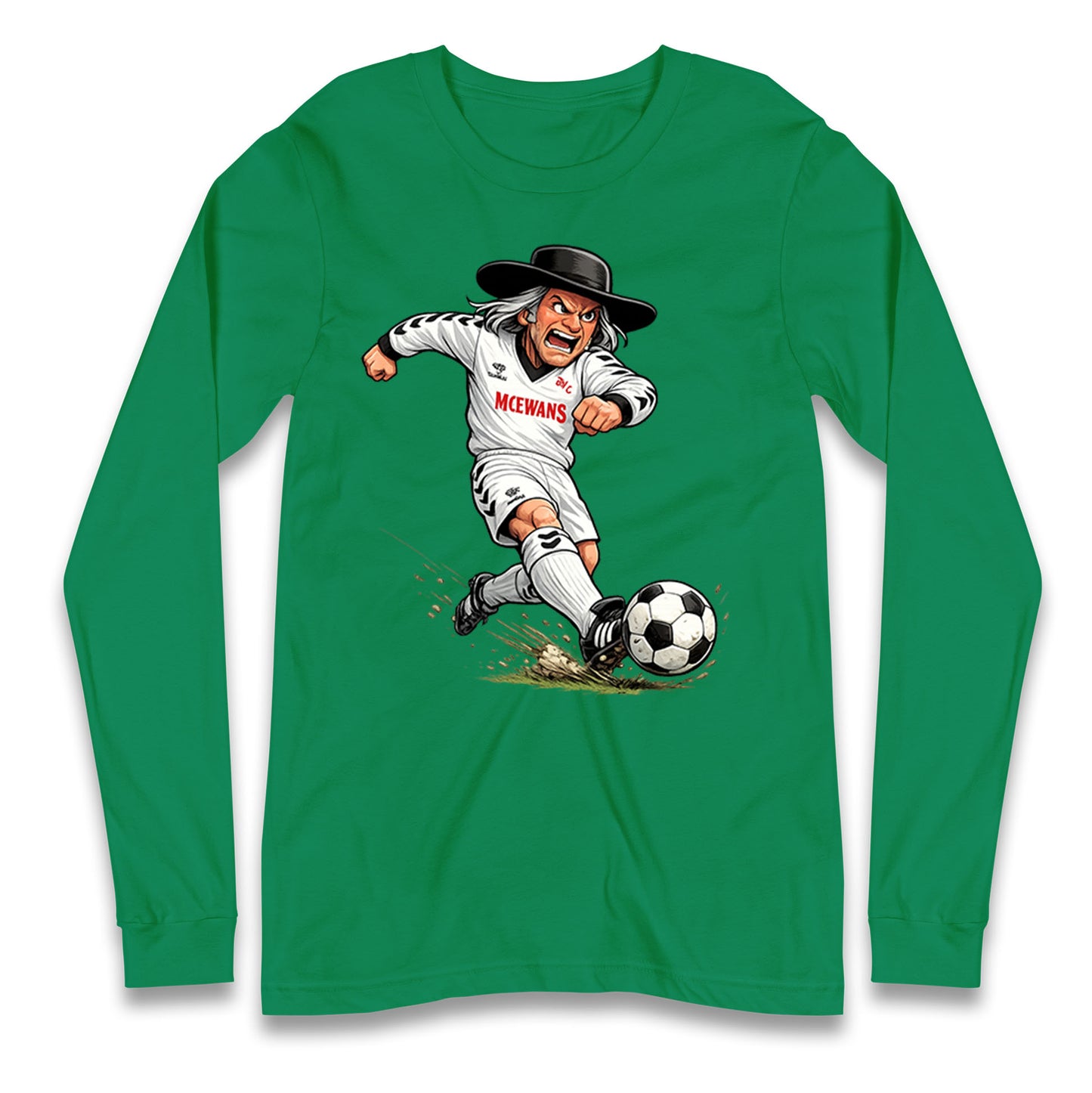 Classic Darlington Football Longsleeve T Shirt