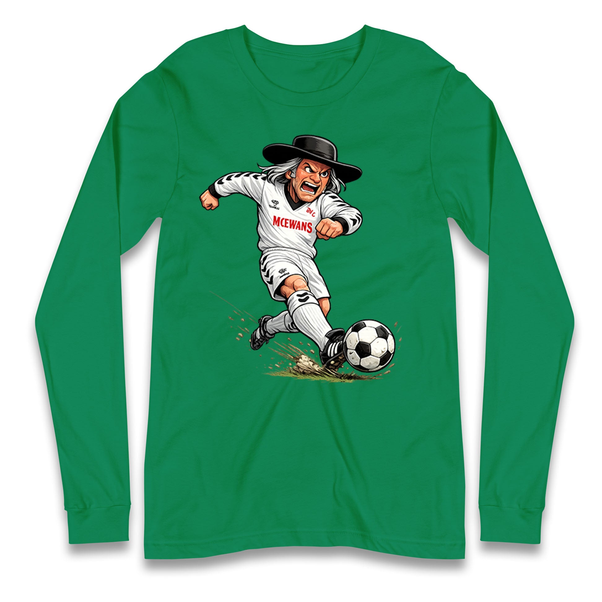 Classic Darlington Football Longsleeve T Shirt